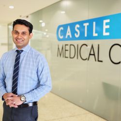 Castle Hill Medical Centre - Dr Vidura De-Silva outside our brand new Medical Centre in Castle Mall