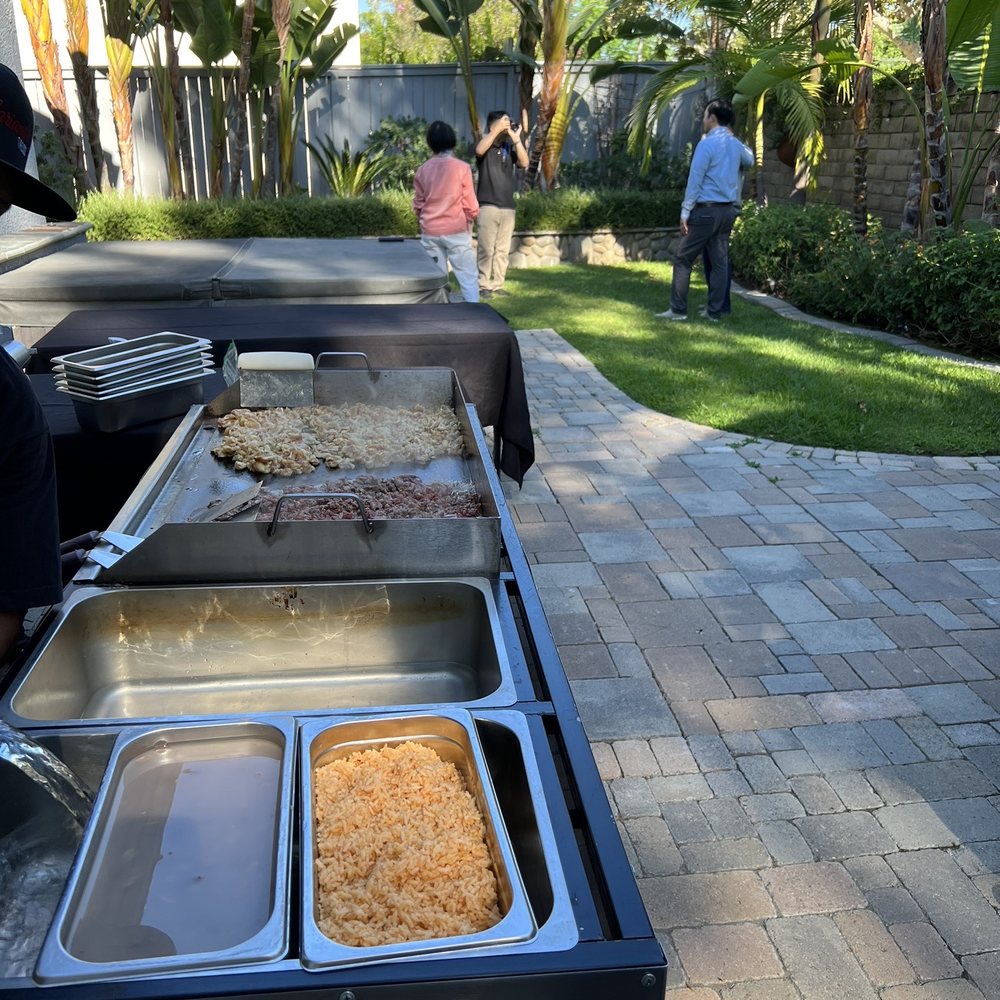 Taco stand setup at my house
