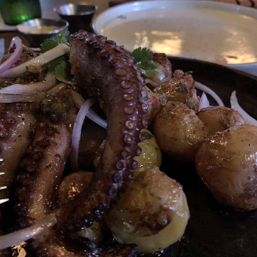 La Vicenta | Cancún - Grilled Octopus and Potatoes - Mexican Near Me - Cancún, ROO