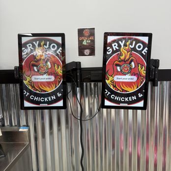 Hangry Joes High Point Hot Chicken - Love this option of ordering on tablets. - Chicken Shop Near Me - High Point, North Carolina
