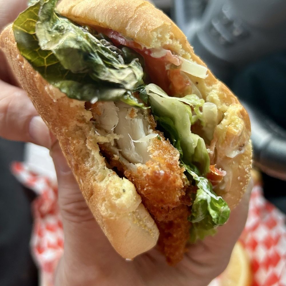 The Lockspot Cafe - Fish sandwich - American Near Me - Seattle, Washington The Lockspot Cafe - Fish sandwich - American Near Me - Seattle, Washington