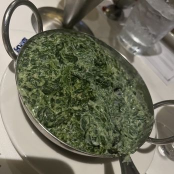 Morton's The Steakhouse - You can tell half of the creamed spinach is dried from sitting on the warmer - Steakhouses Near Me - Honolulu, Hawaii Morton's The Steakhouse - You can tell half of the creamed spinach is dried from sitting on the warmer - Steakhouses Near Me - Honolulu, Hawaii