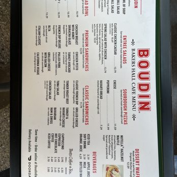 Boudin SF - Menu - Sandwiches Near Me - Fremont, California Boudin SF - Menu - Sandwiches Near Me - Fremont, California