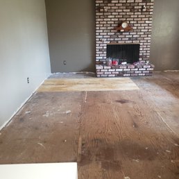 The living room "before"