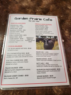 Menu photo 3 Garden Prairie Cafe Garden Prairie, IL