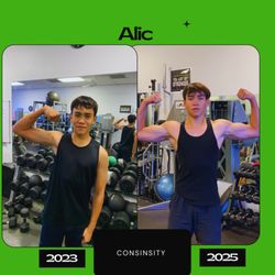 2 year transformation Member Alic