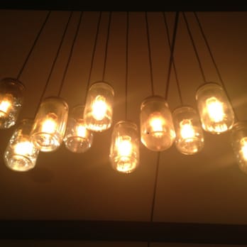 Shellers Barrelhouse Bar - Amazing mason jar chandelier - American Near Me - Lost Pines, Texas Shellers Barrelhouse Bar - Amazing mason jar chandelier - American Near Me - Lost Pines, Texas