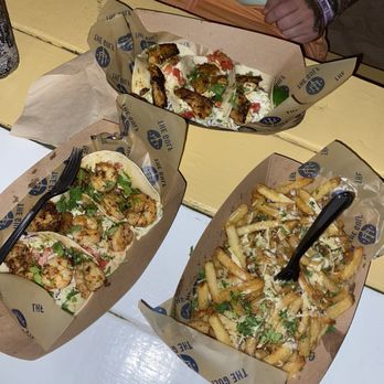 The Gulf - Shrimp tacos fish tacos parm truffle fries - Burgers Near Me - Orange Beach, Alabama