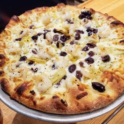 Pies & Pints - Noblesville - Mediterranean Shrimp Pizza at Pies and Pints Noblesville