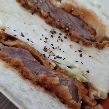 Koharu Japanese Cafe - Beef Katsu Sando. Came with 4 pieces. - Japanese Near Me - Alameda, California Koharu Japanese Cafe - Beef Katsu Sando. Came with 4 pieces. - Japanese Near Me - Alameda, California