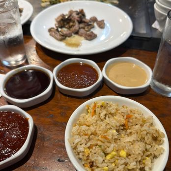 Benihana - Cupertino - NY strip with veggie friend rice and lots of dipping sauces - Steakhouses Near Me - Cupertino, California Benihana - Cupertino - NY strip with veggie friend rice and lots of dipping sauces - Steakhouses Near Me - Cupertino, California