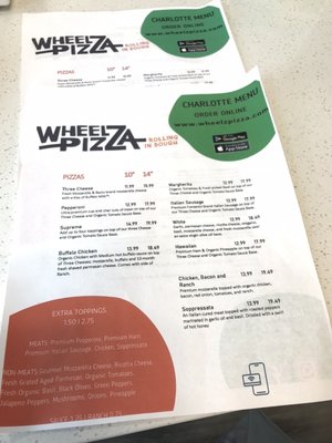 Menu photo 3 Wheelz Pizza Charlotte, NC Menu photo 3 Wheelz Pizza Charlotte, NC