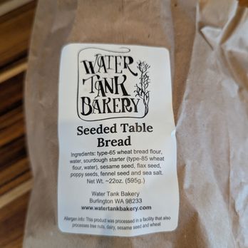 Water Tank Bakery - Seeded Table Bread - Bakeries Near Me - Burlington, Washington Water Tank Bakery - Seeded Table Bread - Bakeries Near Me - Burlington, Washington
