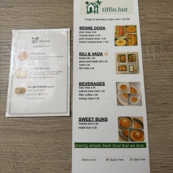 Tiffin Hut - Menu - Indian Near Me - Herndon, Virginia Tiffin Hut - Menu - Indian Near Me - Herndon, Virginia