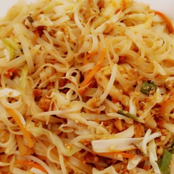Jeff's Vegan - Vegetable Pad Thai. (Rice noodles, cabbage, tofu etc.) Taste amazinggg! - Vegan Near Me - Frisco, Texas Jeff's Vegan - Vegetable Pad Thai. (Rice noodles, cabbage, tofu etc.) Taste amazinggg! - Vegan Near Me - Frisco, Texas