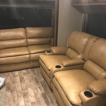 Paco's Custom Upholstery - Our 5th Wheel Sofa Sleeper and Theater chairs after Paco's hard work! :) :) :) - Furniture Reupholstery Near Me - Roseville, California Paco's Custom Upholstery - Our 5th Wheel Sofa Sleeper and Theater chairs after Paco's hard work! :) :) :) - Furniture Reupholstery Near Me - Roseville, California