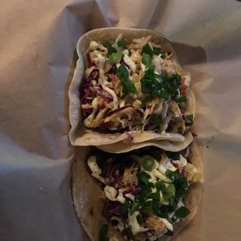 508 Tavern - The Spicy Korean Tacos (Flank Steak Marinated in a Garlic Soy sauce. Very very good! - Bars Near Me - Vista, California