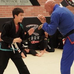 Professor Kelly having fun with the kids