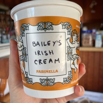 Farinella - a person holding a cup of ice cream - Pizza Near Me - Ottawa, Ontario