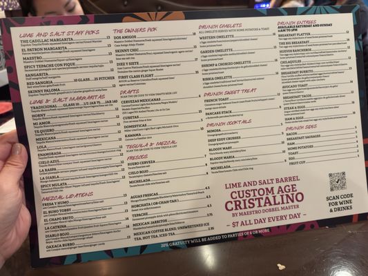 Menu photo 7 Lime & Salt Taco Bar Columbia, MD