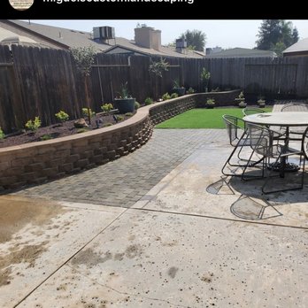Miguel’s Custom Landscaping - After picture of remodeled backyard. - Landscaping Near Me Miguel’s Custom Landscaping - After picture of remodeled backyard. - Landscaping Near Me