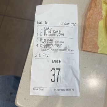 McDonald's - Its proof that I am an actually customer and if anyone cares at this business they have an opportunity to make the needed staff change. - Burgers Near Me - Reedley, California