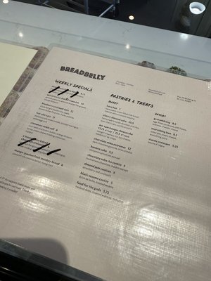 Menu photo 6 Breadbelly San Francisco, CA