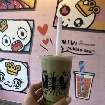 Vivi Bubble Tea - Matcha Milk Tea with Tapioca - Bubble Tea Near Me - Staten Island, New York