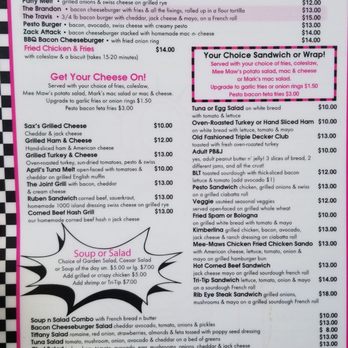 Sax's Joint - The menu - Breakfast & Brunch Near Me - Petaluma, California Sax's Joint - The menu - Breakfast & Brunch Near Me - Petaluma, California