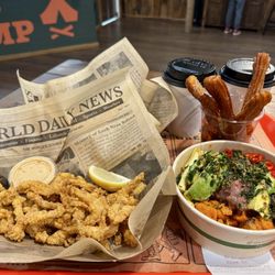 Mystic Fish Camp - All of the food we ordered
