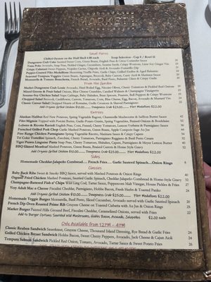 Menu photo 1 Market St Helena, CA