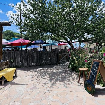 La Cueva Cafe - Outside seating - Mexican Near Me - Taos, New Mexico