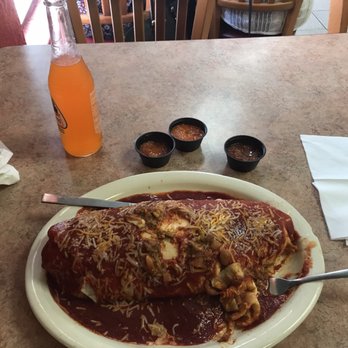 Taco Rico Tex-Mex Café - Wet burrito  the largest that they have - Mexican Near Me - Pinecrest, Florida