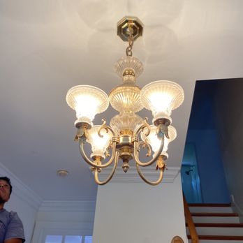 All Purpose Structure Remodeling - Old Lighting Removal in Progress - General Contractors Near Me