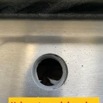 Granite Direct - Holes not aligned and too small for kitchen hardware. Had to mill out to fit faucet. - Countertop Installation Near Me - Kentwood, Michigan Granite Direct - Holes not aligned and too small for kitchen hardware. Had to mill out to fit faucet. - Countertop Installation Near Me - Kentwood, Michigan