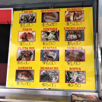 Monica's Tacos - Simple menu - Food Trucks Near Me - Lakeland, Florida Monica's Tacos - Simple menu - Food Trucks Near Me - Lakeland, Florida