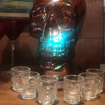 Desert Curios - Another thing I want!   The light and skull shot glasses! - Antiques Near Me - Yucca Valley, California