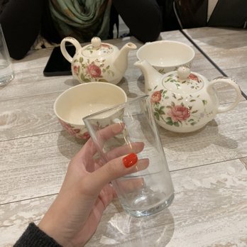 Mango Mango Dessert - The extra tea "cup" they gave me... - Desserts Near Me - New York, New York
