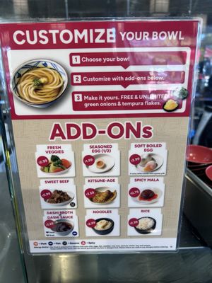 Menu photo 5 Marugame Udon Rowland Heights, CA