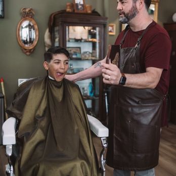 Oddfellows Hair Society - Digging his hair. - Barbers Near Me - Long Beach, California Oddfellows Hair Society - Digging his hair. - Barbers Near Me - Long Beach, California