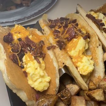 AJ’s on Hanover - Pancake tacos - New American Near Me - Baltimore, Maryland AJ’s on Hanover - Pancake tacos - New American Near Me - Baltimore, Maryland