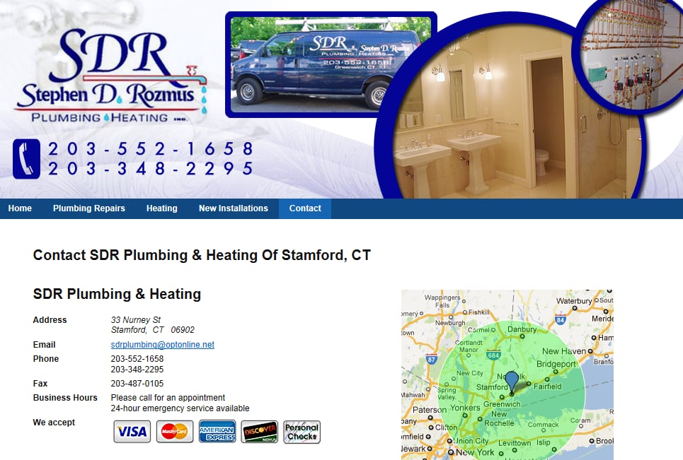 Slide of S.D.R. Plumbing & Heating