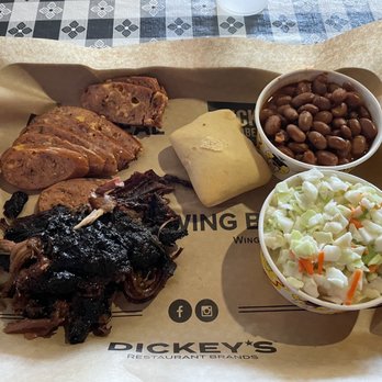 Dickey's Barbecue Pit - 2 meat plate - Barbeque Near Me - Eastvale, California
