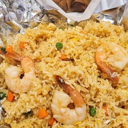 Vientiane Market - (2) Egg Rolls and Shrimp Fried Rice