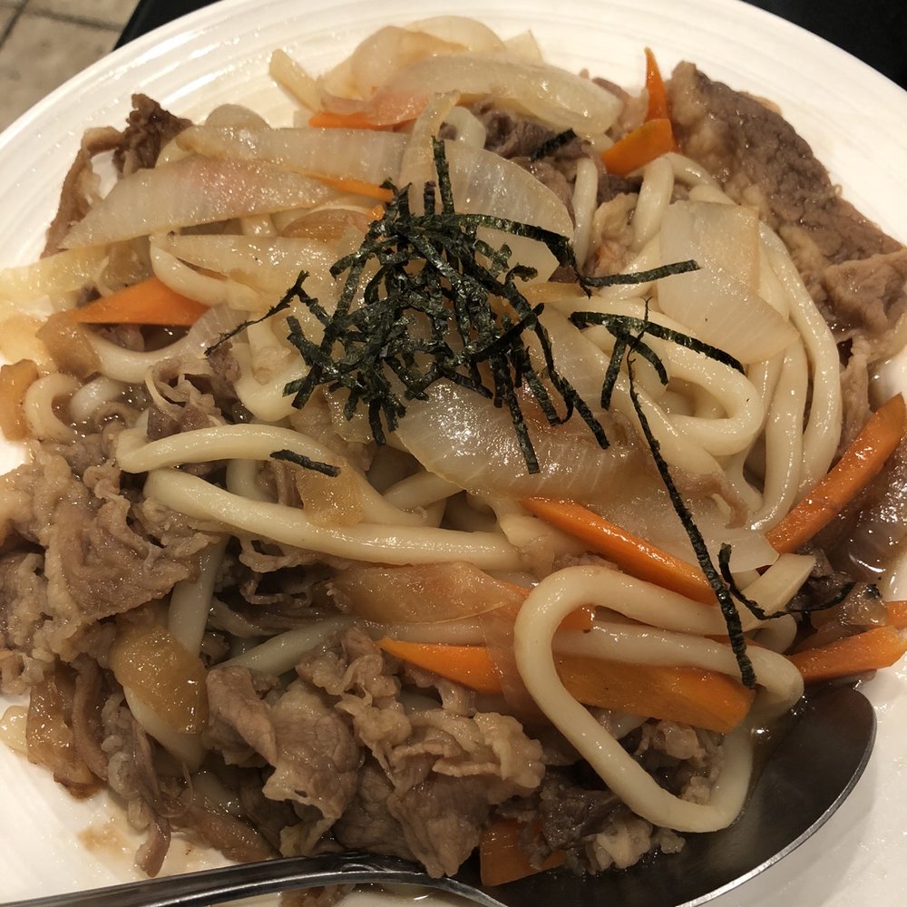 Bashamichi Sushi and Bar - Beef Fried Udon. - Japanese Near Me - Millbrae, California Bashamichi Sushi and Bar - Beef Fried Udon. - Japanese Near Me - Millbrae, California