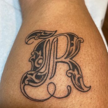 Vessel Tattoo - The letter R , our middle initial - Tattoo Near Me - El Cajon, California Vessel Tattoo - The letter R , our middle initial - Tattoo Near Me - El Cajon, California