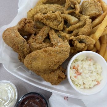 J J Fish & Chicken - Catfish nuggets, perch, chicken wings, fries, coleslaw and sauces - Seafood Near Me - Gary, Indiana J J Fish & Chicken - Catfish nuggets, perch, chicken wings, fries, coleslaw and sauces - Seafood Near Me - Gary, Indiana
