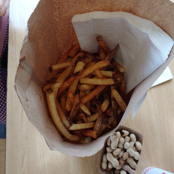 Five Guys - Large fries for days! - Burgers Near Me - Orange, California Five Guys - Large fries for days! - Burgers Near Me - Orange, California