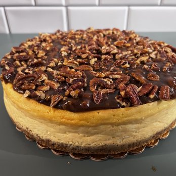 Maple Street Cheesecakes - Pecan Pie Cheesecake. We promise you will come back for more - Desserts Near Me Maple Street Cheesecakes - Pecan Pie Cheesecake. We promise you will come back for more - Desserts Near Me