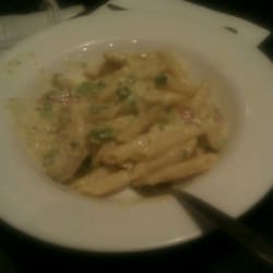 Topolino's Restaurant - "Custom ordered" Chicken Pene (w) avocado, bacon and white wine cream sauce.  So good!!